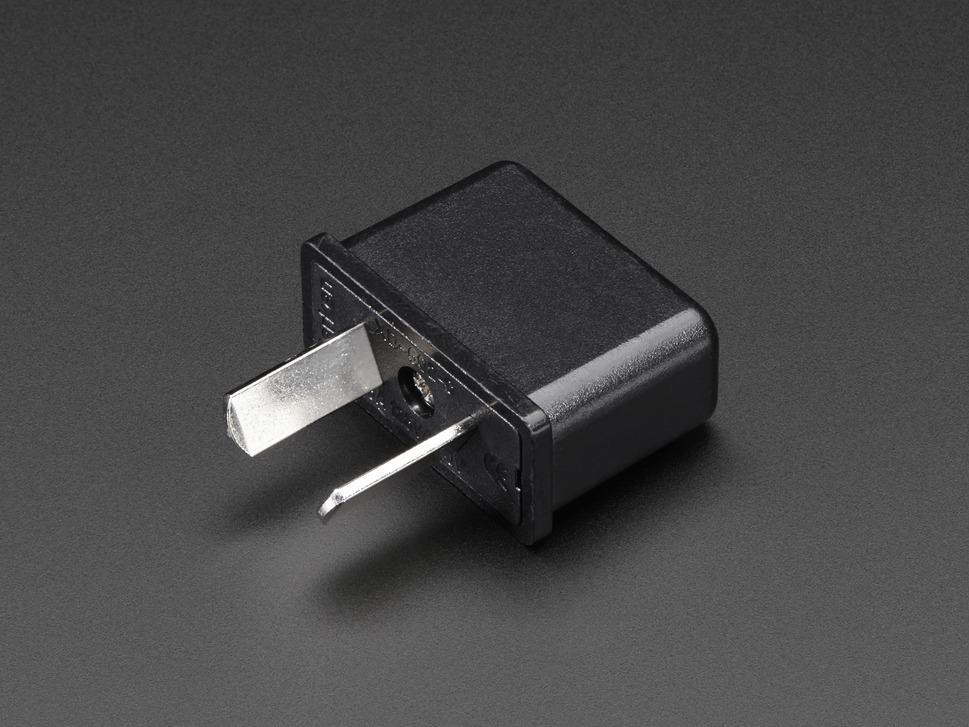 Adafruit Industries-991 Power Supply Accessories Plug Adapter For AC to DC Power Supplies