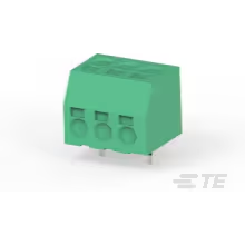 TE Connectivity-1-2834014-3 Connector Terminal Blocks Conn Modular Terminal Block F 3 POS 5mm Solder ST Thru-Hole 10A/Contact Box