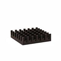 Advanced Thermal Solutions-ATS025025011-PF016 Kühlkörper Heat Sink Passive BGA Pin Array Adhesive Aluminum 10.2°C/W Black Anodized