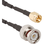 Cable Assembly Coaxial 0.152m BNC to SMA PL-PL Bag