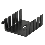 Heat Sink Passive TO-220 Vertical Thru-Hole Aluminum 1050 14.71°C/W Black Anodized
