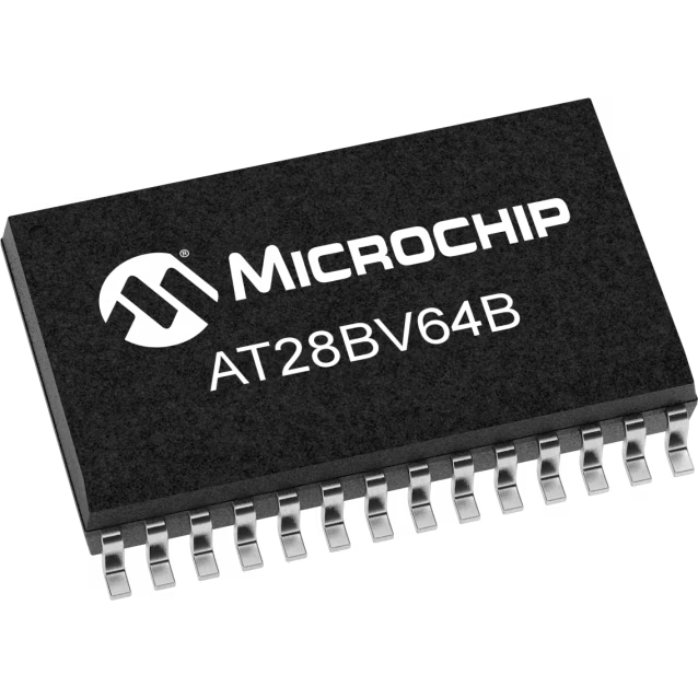 Microchip Technology-AT28BV64B-20SU-T EEPROM EEPROM Parallel 64K-bit 8K x 8 3.3V 28-Pin SOIC W T/R