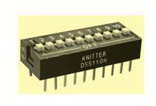 knitter-switch-DSS102N Commutateur DIP Switch DIP OFF ON SPST 2 Raised Slide 0.1A 50VDC PC Pins 2000Cycles 2.54mm Thru-Hole