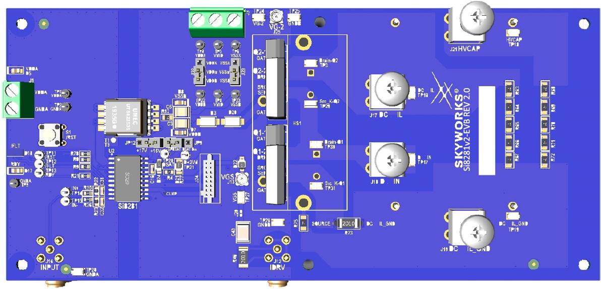 Skyworks Solutions-SI8285_86V2-KIT Kit e strumenti di sviluppo Si8285/Si8286 IGBT and MOSFET Gate Driver Photocoupler Evaluation Kit
