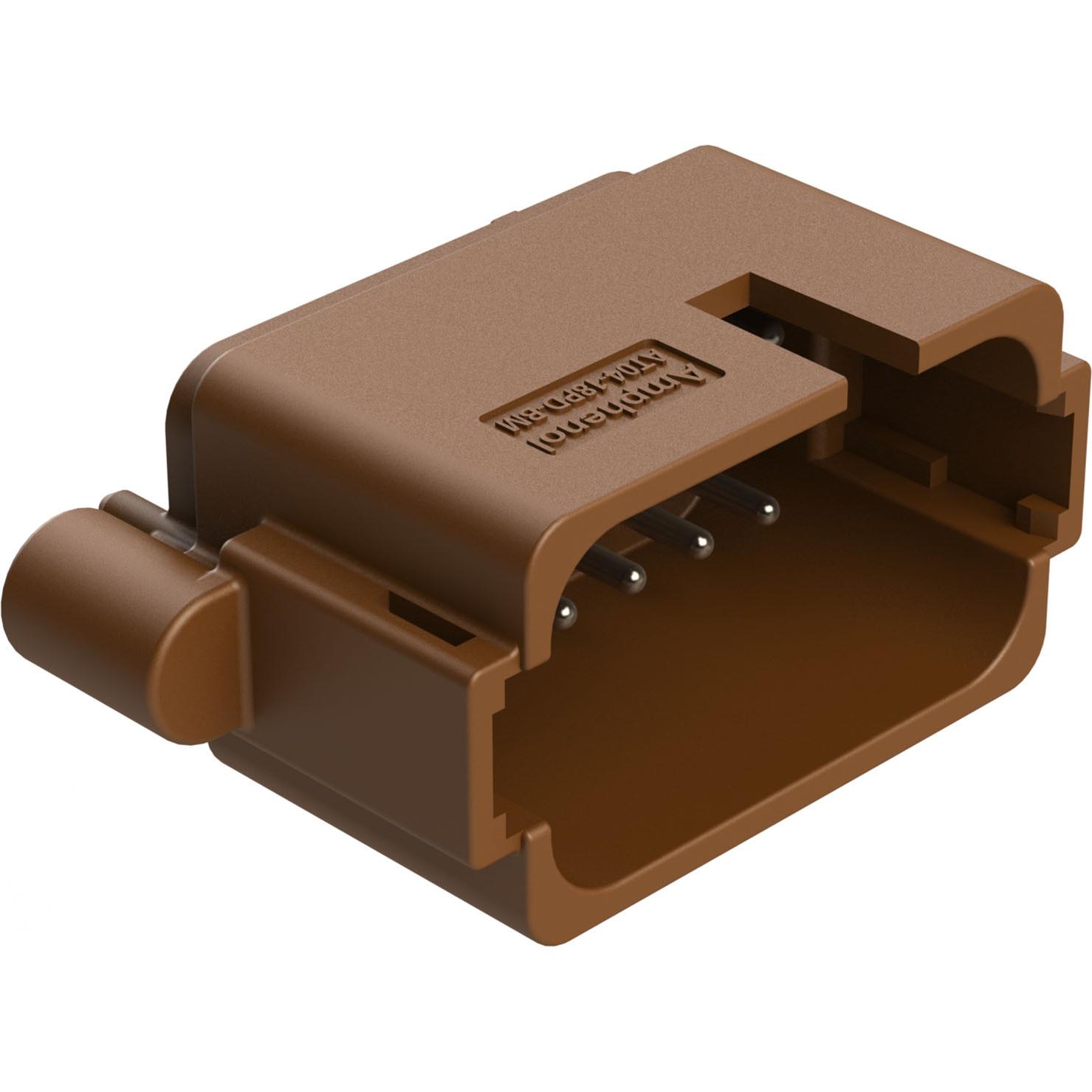 Amphenol-AT04-18PD-BM13 Steckverbinderleisten und Leiterplattenbuchsen Conn Shrouded Header (4 Sides) HDR 18 POS 4.68mm Solder ST Top Entry Thru-Hole Tray