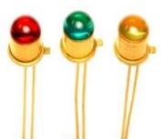 Micropac Industries-JAN1N6094 Panel Mount Indicators LED Panel Mount Indicator Uni-Color Green 570nm 1.5mcd 2-Pin TO-46