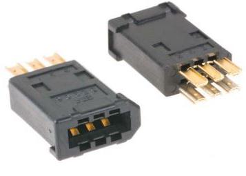 3M-3E206-0100KV Connector Interface Conn IEEE 1394 RCP 6 POS 2mm Solder Lug ST Cable Mount 6 Terminal 1 Port Box