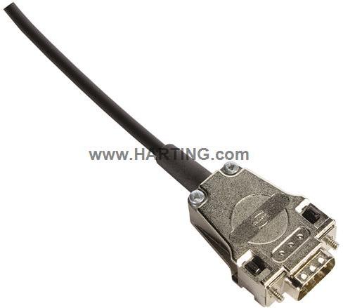 HARTING-09670090344 Schrumpfbalgenadapter Hood 180° E Shell Size Metal