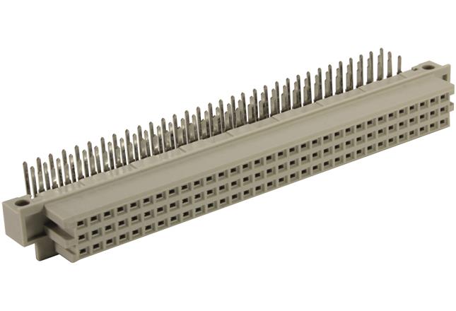 HARTING-09792646801 Steckverbinder, Mutterplatine Conn DIN 41612 F 64 POS 2.54mm Solder RA Thru-Hole