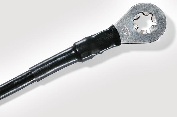 HellermannTyton-300-73160 Wärmeschrumpfende Produkte Heat Shrink Tubing ST Cross-Linked Polyolefin Black Reel