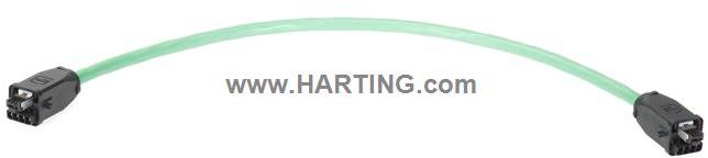 HARTING-09457251333 Andere Kabelbaugruppen Cable Assembly Round 12m 10AWG/22AWG (RJ-45/Wire to Board) to (RJ-45/Wire to Board) 8 to 8 POS F/M-F/M