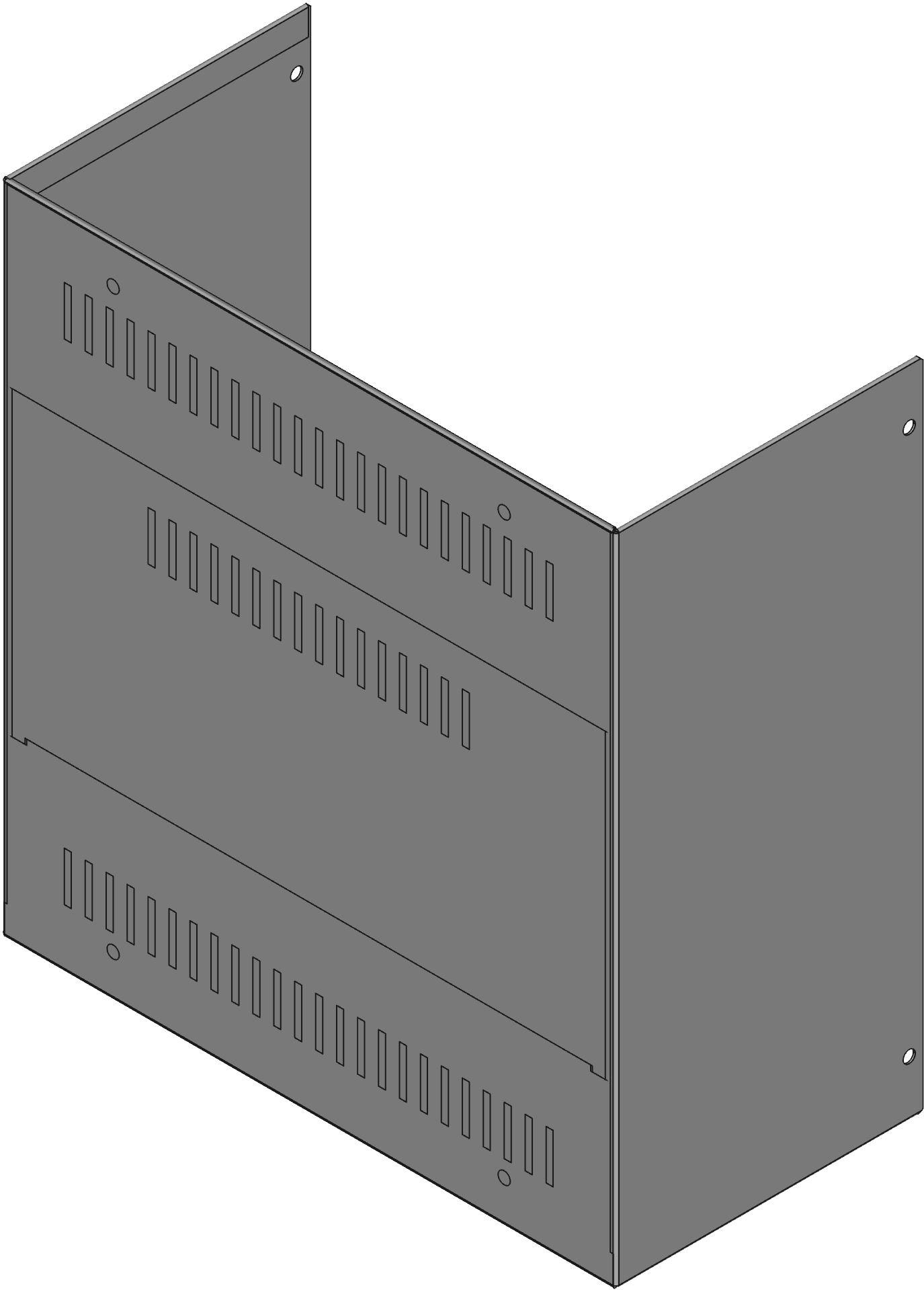Hammond Manufacturing-1426Q Scatole, contenitori e rack Beige Steel/Aluminum Instrument Enclosure