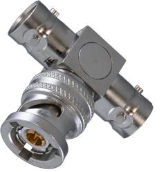 Cinch Connectivity Solutions-BN73 Connector RF Conn TRB Adapter 0Hz to 0.5GHz T Style (2)F/PL Gold