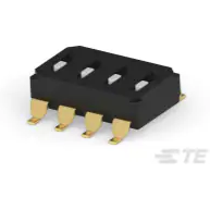 TE Connectivity-EDS04SGRSTR04Q Conmutador DIP Switch DIP OFF ON SPST 4 Recessed Slide 0.025A 24VDC Gull Wing 2000Cycles 2.54mm SMD T/R