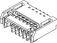Molex-5019123990 Conector FFC-FPC Conn FPC Connector SKT 39 POS 0.3mm Solder RA SMD Easy-On™ T/R
