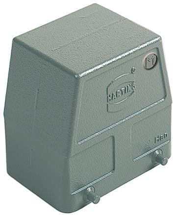 HARTING-19200320527 Adaptateurs pour manchons thermorétractables Hood 90° 32A Shell Size Powder Die Cast Aluminum Double Lock Han®
