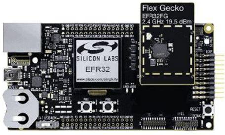 Silicon Labs-SLWSTK6065A Placas y kits de desarrollo del sistema integrado EFR32FG1P133F256GM48 Application Processor and SOC Starter Kit 32KB RAM 256KB Flash