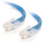 10ft Cat5e Non-Booted Unshielded (UTP) Network Crossover Patch Cable - Blue GUEST