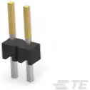 TE Connectivity-5-146280-2 Steckverbinderleisten und Leiterplattenbuchsen Conn Unshrouded Header HDR 2 POS 2.54mm Solder ST Top Entry Thru-Hole Carton