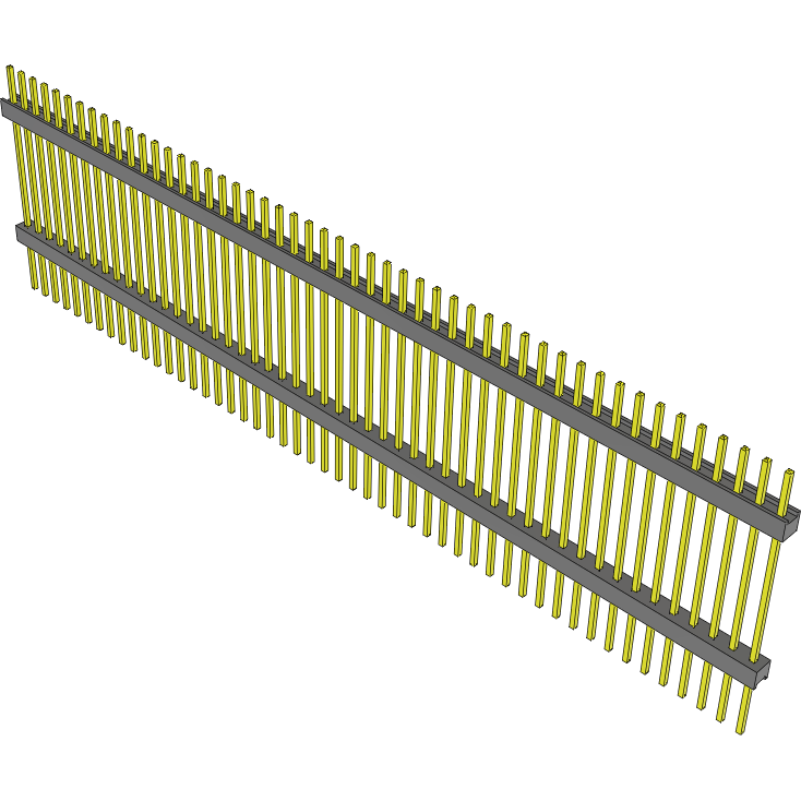 Samtec-EW-50-14-L-S-900 Steckverbinderleisten und Leiterplattenbuchsen Conn Board Stacker HDR 50 POS 2.54mm Solder ST Top Entry Thru-Hole Bulk