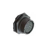 Conn Circular SKT 23 POS Solder ST Jam Nut 23 Terminal 1 Port Box