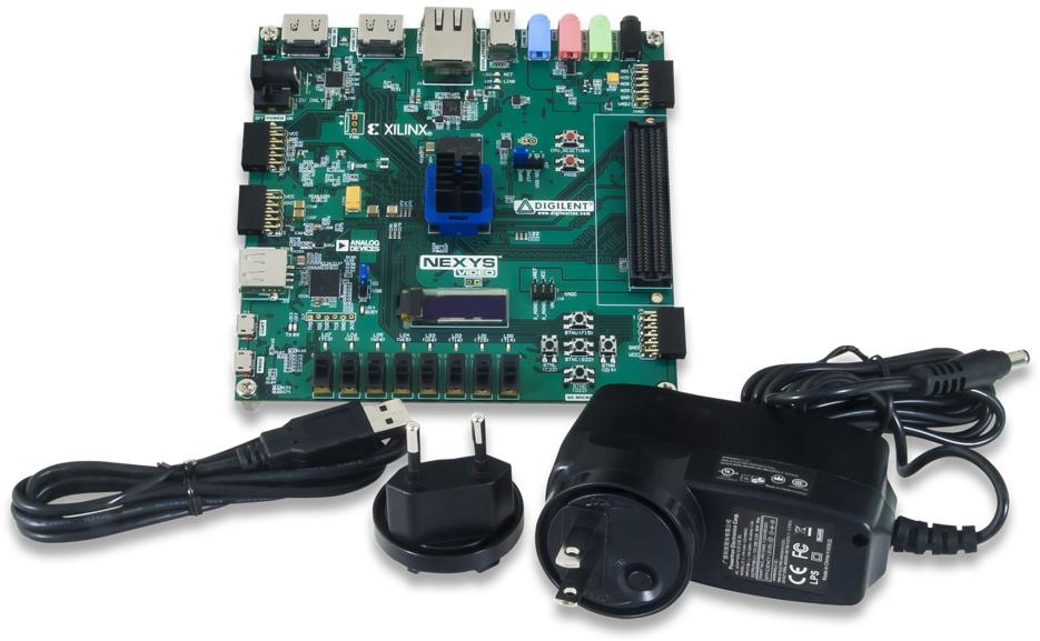 Digilent-410-316 Placas y kits de desarrollo lógicos programables XC7A200T-1SBG484C FPGA Development Board 25MHz/100MHz/450MHz 512MB RAM 32MB EEPROM/Serial Flash