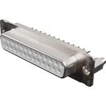 Conn D-Sub F 25 POS 1.4mm Solder ST Thru-Hole 25 Terminal 1 Port FCT Products Carton