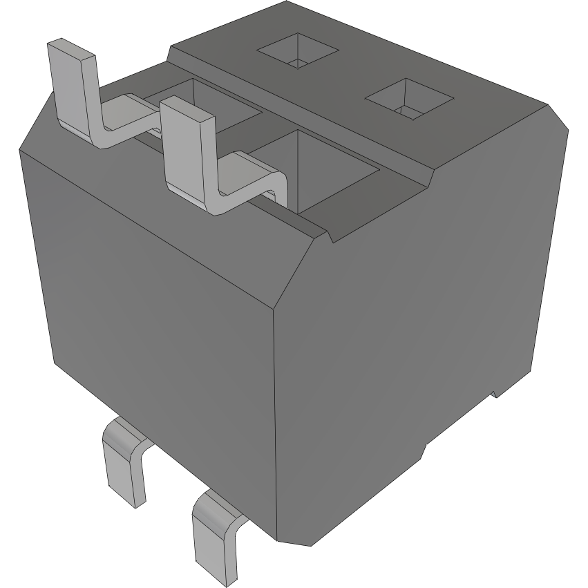 Samtec-CLP-102-02-FM-DH Steckverbinderleisten und Leiterplattenbuchsen Conn Socket Strip SKT 4 POS 1.27mm Solder RA Side Entry SMD TIGER CLAW™ Layer