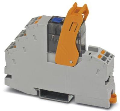 PHOENIX CONTACT-RIF-1-RPT-LDP-24DC/2X21MS Relevadores Otros Electromechanical Relay 24VDC 1.333KOhm 8A DPDT(16x75x96)mm DIN Rail Relay Module