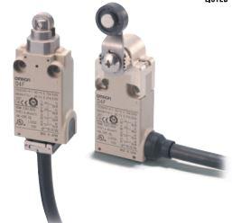 Omron-D4F-302-5R Limite de commutateur Switch Limit N.O./N.C. 4PST Top Roller Plunger Screw Mount 0.75A 240VAC 250VDC 12N Linear Cable
