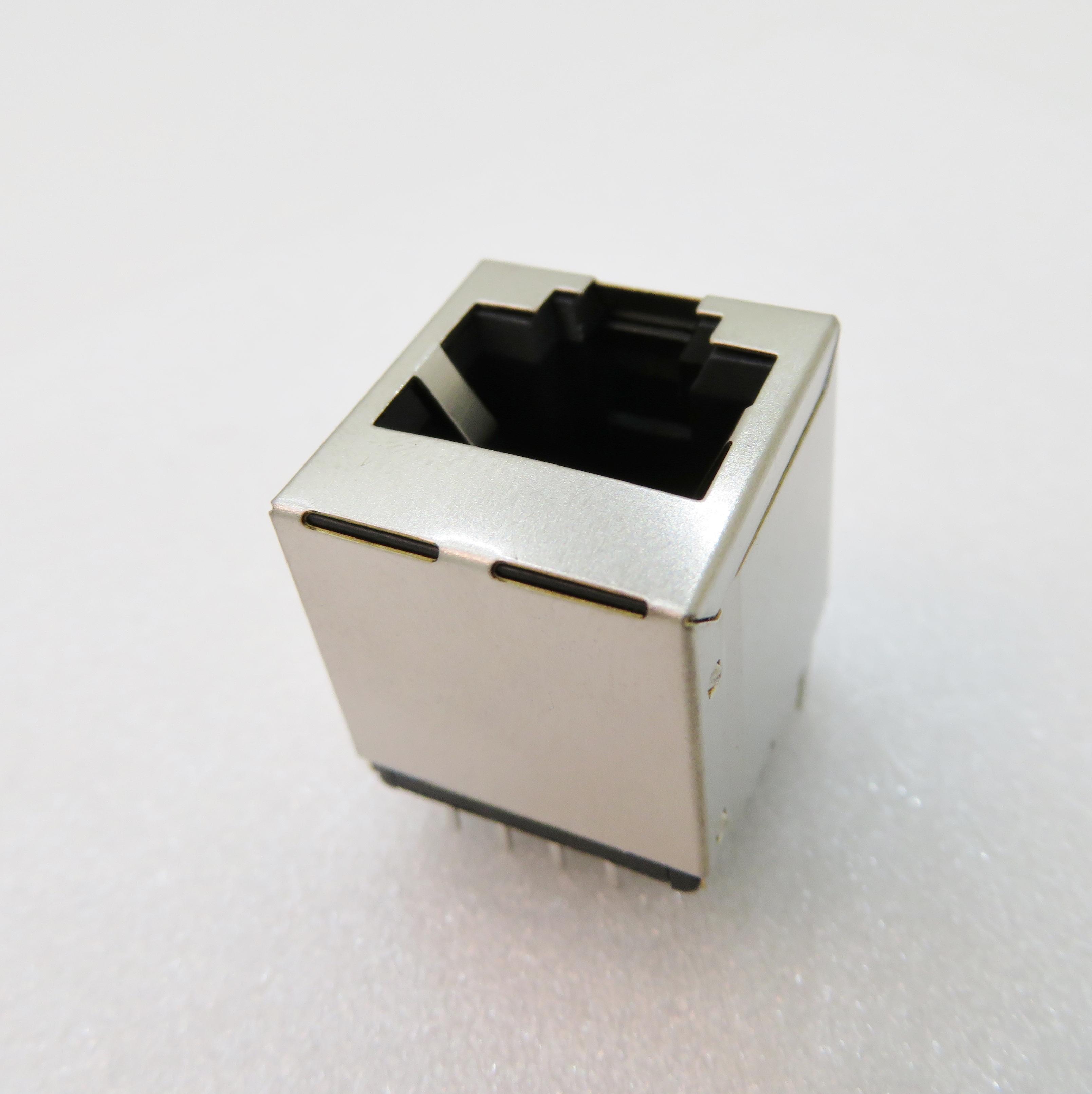 ADAM TECH-MTJ-88FX1-FS Raccordement téléphone et télécom Conn Modular Jack F 8 POS 1.27mm Solder ST Thru-Hole 8 Terminal 1 Port Cat 5/Cat 5e