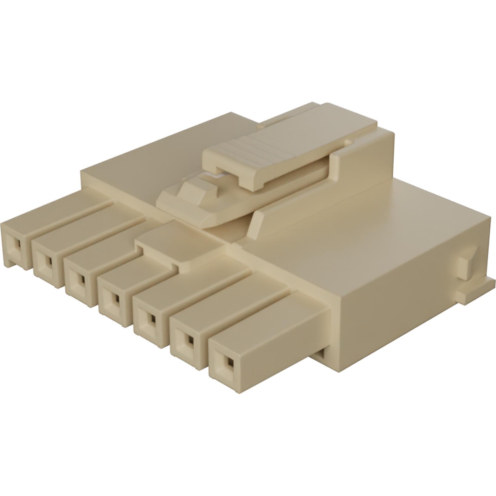 Molex-1722564107 Einzeladersteckverbinder, Gehäuse Conn Housing RCP 7 POS 3.5mm Crimp ST Cable Mount Natural Bag