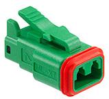 Molex-93445-3103 Einzeladersteckverbinder, Gehäuse Conn Housing PL 4 POS Crimp ST Cable Mount Green ML-XT™ Bag