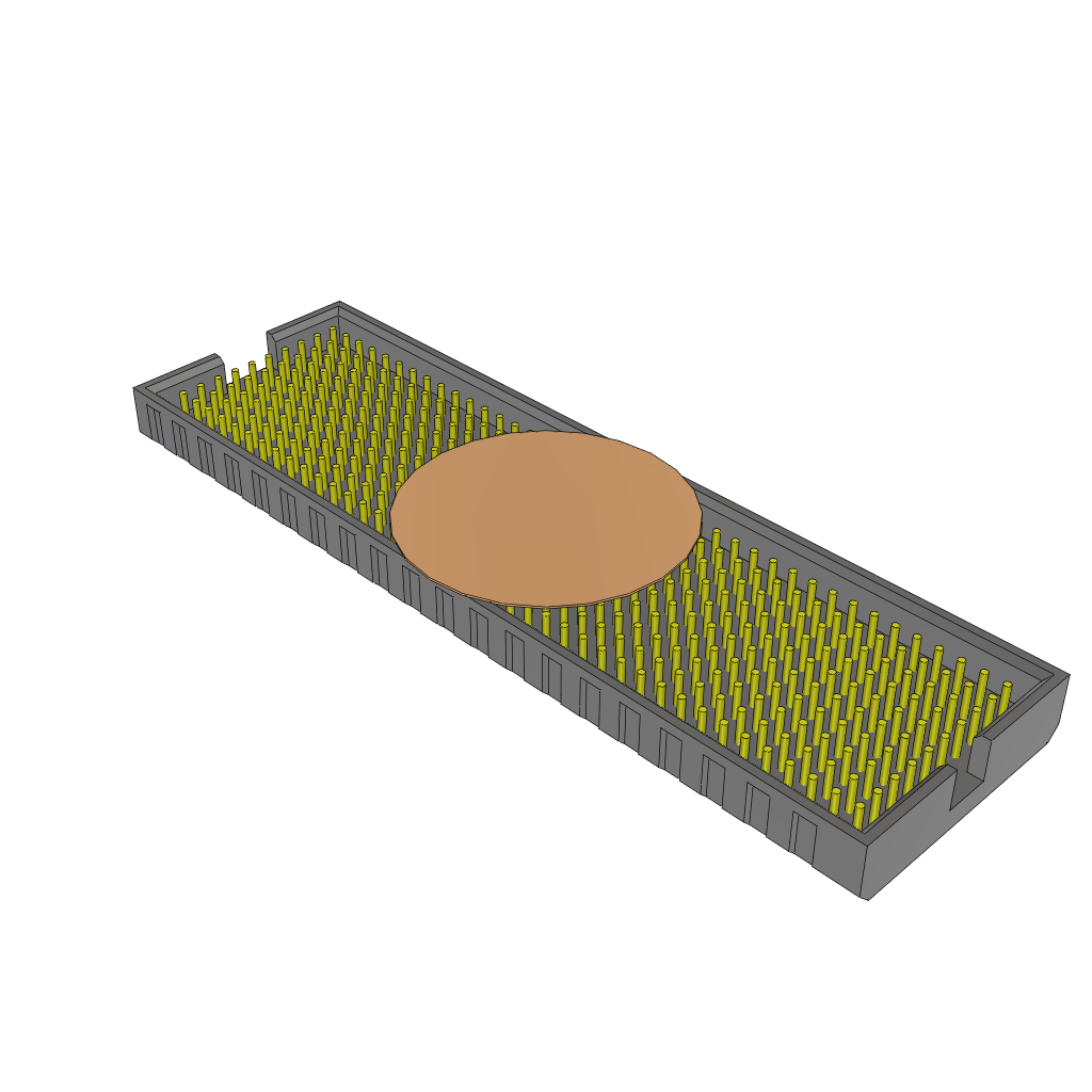 Samtec-YFT-40-05-E-10-SB-K Steckverbinderleisten und Leiterplattenbuchsen Conn Array Terminal HDR 400 POS 1.27mm Solder ST SMD Tray