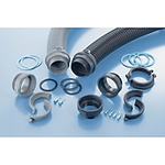 GG Straight Nylon Connector, Male Thread - Thread M63x1.5, Fits to NW 56, Color Black