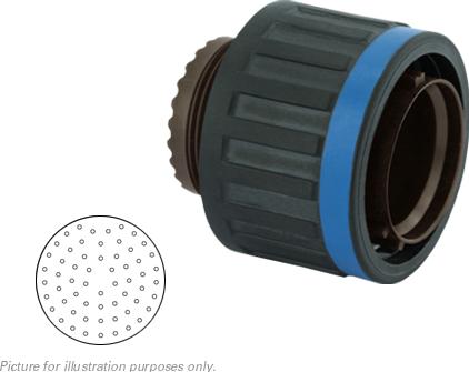 SOURIAU-8D525J61PN Steckverbinder, rund Conn Circular PIN 61 POS Crimp ST Cable Mount 61 Terminal 1 Port