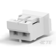 TE Connectivity-440129-2 Einzeladersteckverbinder, Gehäuse Conn Housing RCP 2 POS 2mm Crimp ST Cable Mount Natural Bag/Carton