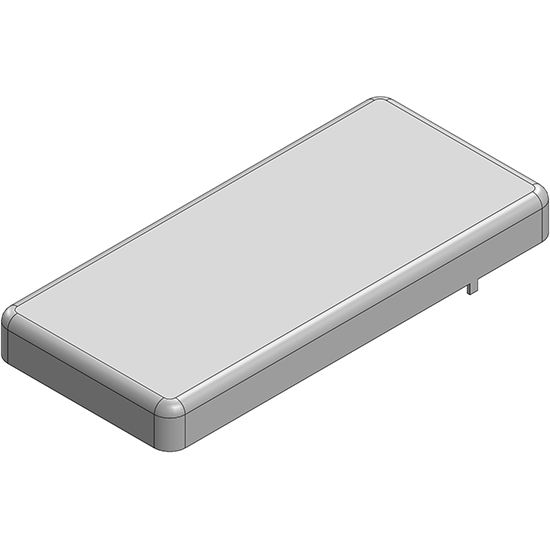 Masach Tech-MS400-10S-NS null 40 x 18.3 x 4mm One-piece Drawn-Seamless RF Shield/EMI Shield (Nickel-Silver)