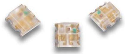 Kingbright-APTF1616SURKCGKSYKC LEDs LED Tri-Color Green/Red/Yellow 574nm/645nm/590nm 4-Pin SMD T/R