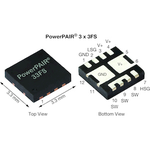 Trans MOSFET N-CH 30V 35A 12-Pin PowerPAIR EP T/R