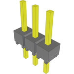 Conn Unshrouded Header HDR 3 POS 2.54mm Solder ST Top Entry Thru-Hole Bulk