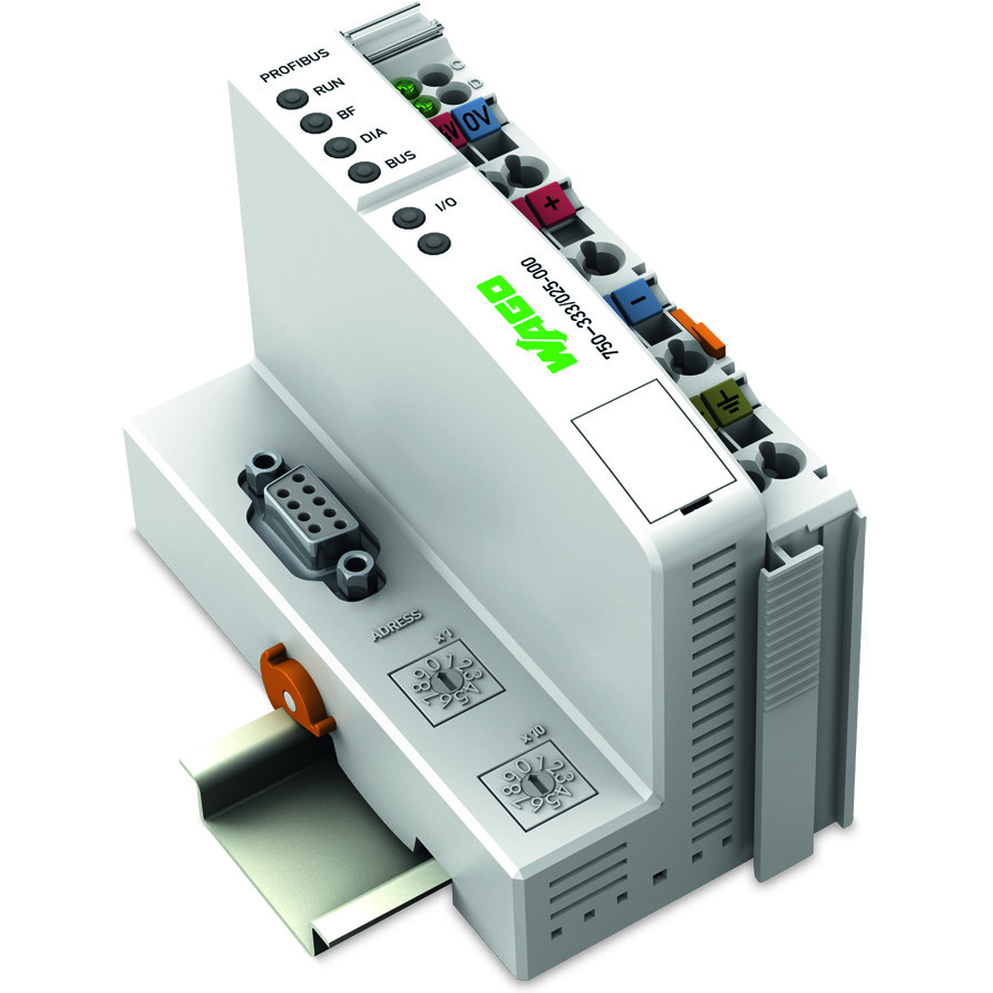 WAGO-750-333/025-000 Prodotti vari Profibus Dp/V1 Fieldbus Coupler 12 Mbaud Ext (Extended Temperature Range)