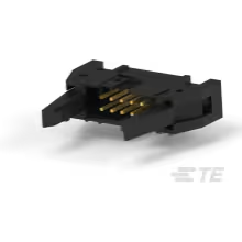 TE Connectivity-5102322-1 Piastre connettori e prese PCB Conn Ejector Header HDR 10 POS 2.54mm Solder RA Side Entry Thru-Hole Package