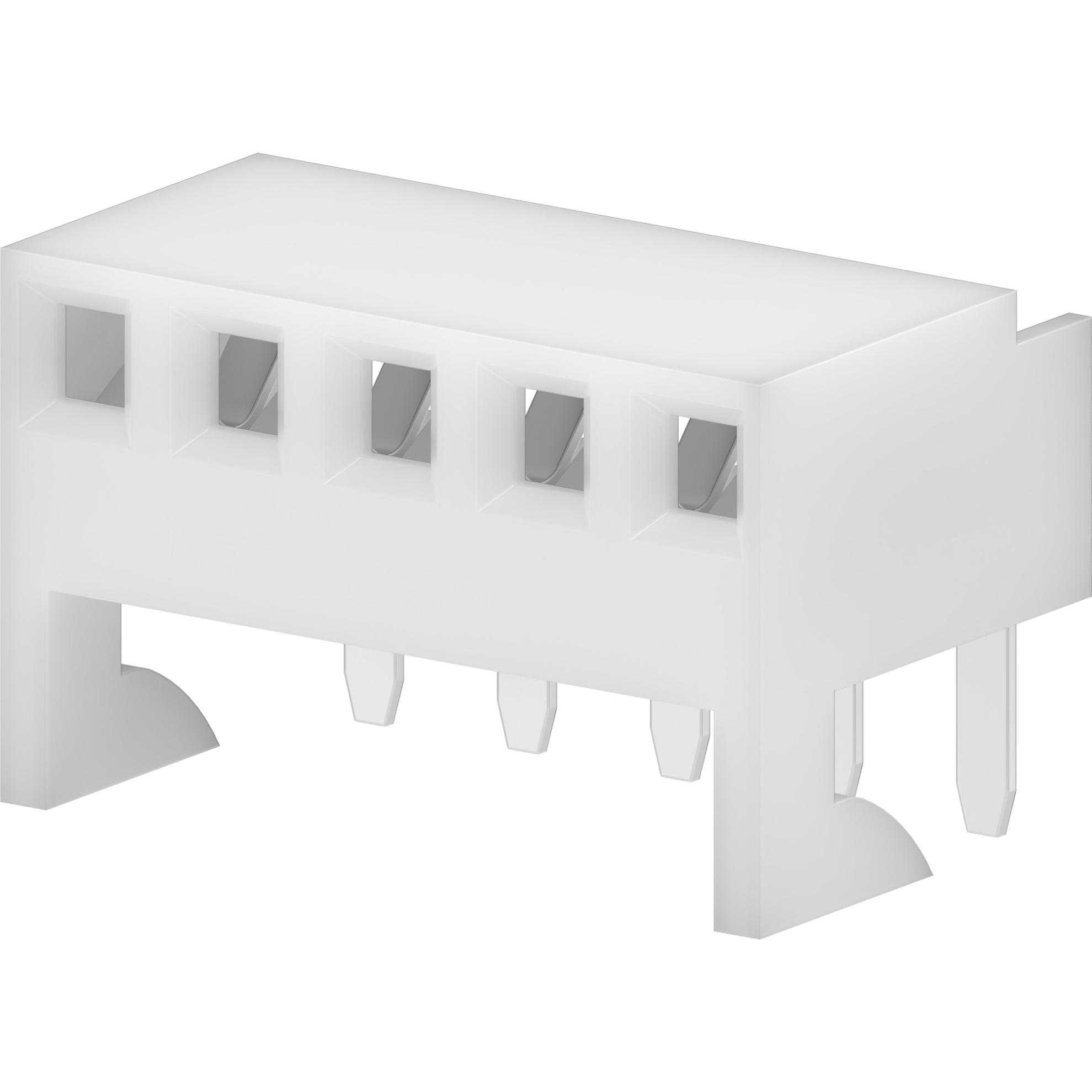Molex-38001335 Connector Headers and PCB Receptacles Conn Socket Strip RCP 5 POS 2.54mm Solder RA Thru-Hole KK Tray