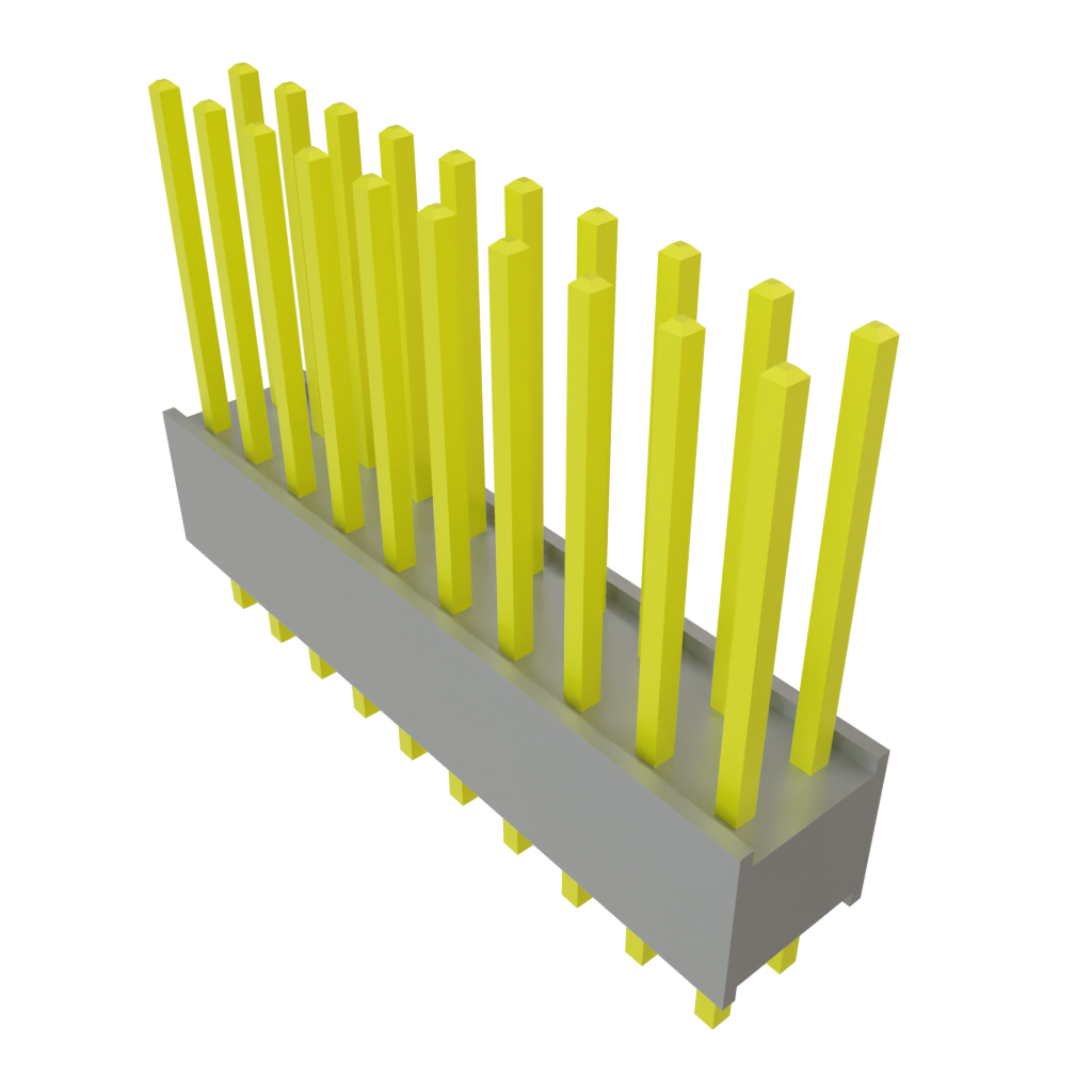 Samtec-DW-10-09-L-D-200 Steckverbinderleisten und Leiterplattenbuchsen Conn Board Stacker HDR 20 POS 2.54mm Solder ST Top Entry Thru-Hole Bulk