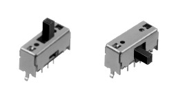 ALPS Electric-SSSU015100 Interruttore a slitta Switch Slide SP4T Extended Top Slide 0.1A 30VDC 10000Cycles PC Pins Bracket Mount/Through Hole Bulk