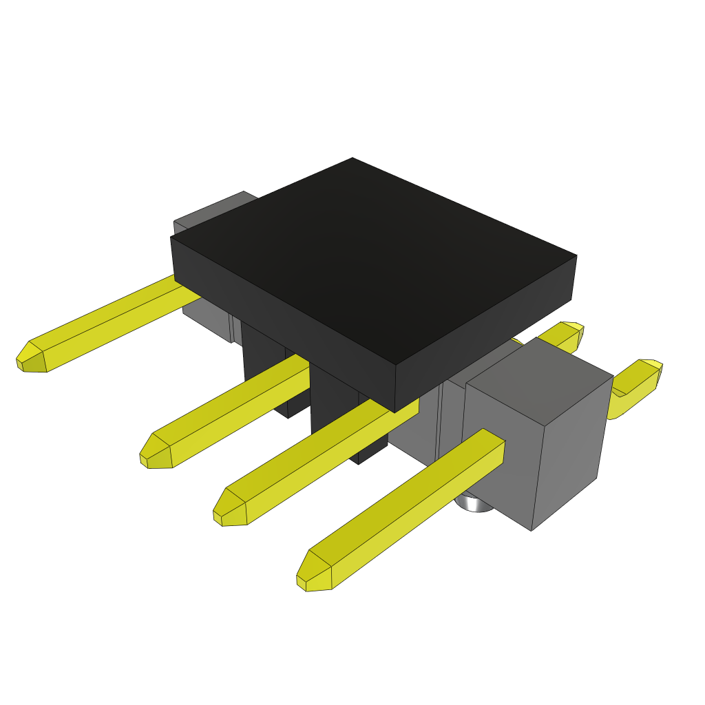 Samtec-TSM-105-01-S-SH-A-004-P Steckverbinderleisten und Leiterplattenbuchsen Conn Unshrouded Header HDR 5 POS 2.54mm Solder RA Side Entry SMD Tube