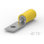 PIDG Rectangular Tongue Terminal 10-12AWG Copper Yellow 30.55mm Tin Loose