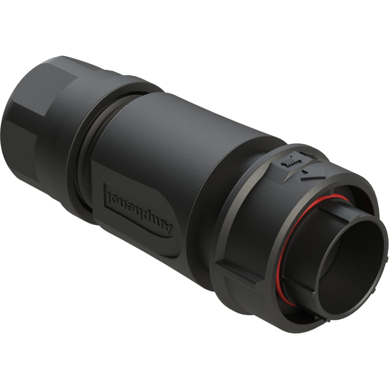 Amphenol-FLS6BS14N4P03 Steckverbinder, rund Conn Circular PIN 4 POS ST Cable Mount 4 Terminal 1 Port Bag