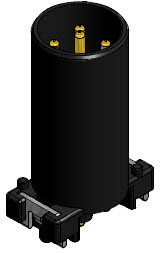 CONEC-43-02026TR Connettore circolare Conn M12 Circular PIN 4 POS Solder ST SMD 4 Terminal 1 Port T/R